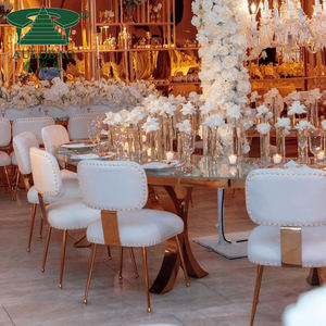 Chaise de loisirs simple en cuir blanc moderne de salon luxueux avec la jambe en métal - Product Image 5