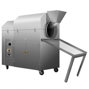 Nouvelle machine à torréfier les graines de soja, les noix de cajou, les amandes et le café, avec sécheur rotatif à tambour électrique - Product Image 1