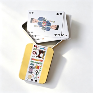 Offre Spéciale : Cartes à Jouer Personnalisées Imprimées, Cartes de Poker de Luxe avec Étui Métallique Verrouillable, Emballage Élégant pour Présentation de Cartes à Jouer - Product Image 6