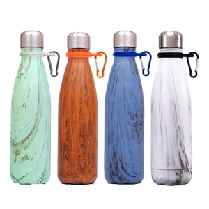 Thả Vận Chuyển Đôi Tường Thép Không Gỉ 500ML Cola Hình Thể Thao Cầm Tay Chân Không Flask Chai Nước 100 + Màu Sắc Trong Kho - Product Image 6