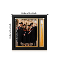 Cadre de diplôme A4, cadre de certificat, boîte à cadre effet ombre, vente en gros, cadeau de remise de diplôme personnalisé, porte-certificat, cadre photo 8,5x11, décoration murale