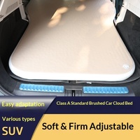 Matelas gonflable portable à gonflage rapide, lit d'appoint pour voiture avec surface douce brossée, ajustement universel pour la plupart des modèles de SUV