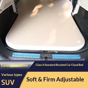 Matelas gonflable portable à gonflage rapide, lit d'appoint pour voiture avec surface douce brossée, ajustement universel pour la plupart des modèles <span class=keywords><strong>de</strong></span> SUV - Product Image 4