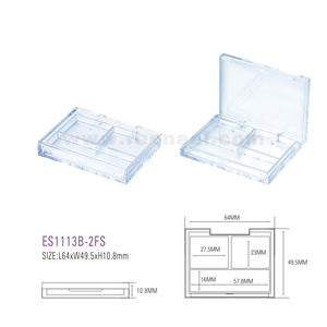 REENAEL الكلاسيكية غطاء واضح و قاعدة علبة ظلال للعين لوحة حاوية التعبئة - Product Image 2