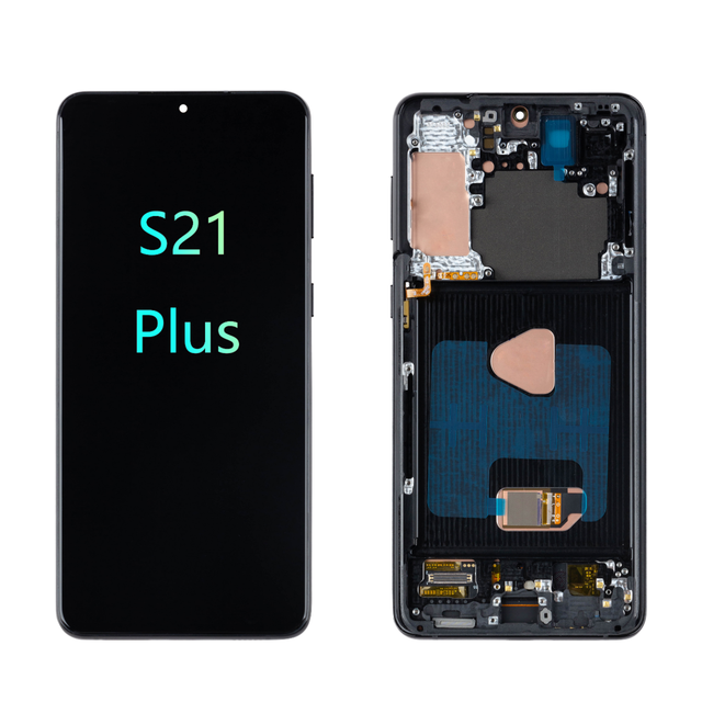 OLED Display for Samsung S21 PLUS LCD Touch Screen Digitizer Assembly Replacement With Frame