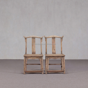 Ghế ăn gỗ nguyên khối thiết kế cổ điển Trung Hoa, thân thiện với môi trường, bền chắc, có thể chuyển đổi thành ghế văn phòng, chạm khắc tinh xảo. - Product Image 2