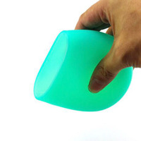 Kelutd Verre à vin en silicone portable, design classique, léger et adapté aux voyages, 390 ml, 88 g, respectueux de l'environnement, de qualité alimentaire