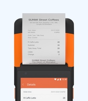 Terminal de point de vente mobile Android SUNMI V2, imprimante thermique de reçus 58 mm, lecteur de codes-barres 1D 2D, 4G WiFi pour les magasins de détail