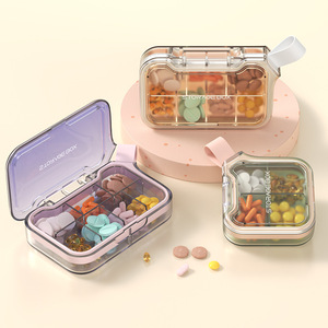Hàng Ngày Du Lịch Di Động Không Thấm Nước Thuốc Lưu Trữ Hộp Thuốc Dispenser Chủ <span class=keywords><strong>Container</strong></span> Cho Các Thuốc Vitamin Kết Thúc Dầu - Product Image 2