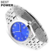 Montre à quartz pour homme en acier inoxydable de luxe, or rose, 40 mm, avec breloque, best-seller
