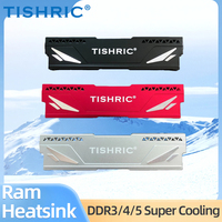 TISHRIC Aluminum Ram Memory Module Protection Heat Sink RAM Armor Cooling DDR3 DDR4 DDR5 Shim Memory Cooler Radiator in Stock