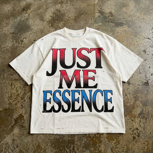 Camiseta Gráfica Corta para Hombre HG con Hombros Caídos, Oversize, 100% Algodón, Cuello Redondo, Corte Cuadrado, Estampado DTG y Serigrafía Personalizada con Letras - Product Image 1