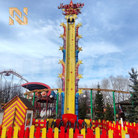 Manège Nova Rides 6P Jumping Star pour enfants, chute libre, saut de grenouille, manège de parc d'attractions Jumping Star