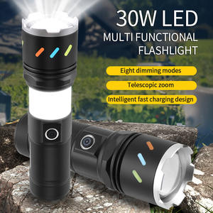 Nouvelle lampe torche à zoom haute puissance transfrontalière rechargeable à LED lumière blanche pour le camping en plein air multifonctionnelle 4560B - Product Image 4