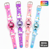 Meilleure Vente 2026 : Montre Électronique Sportive pour Enfants, Écologique, LED Colorée, Nouveau Design, Montre Dessin Animé pour Enfants