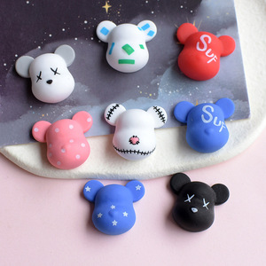 Mini Flatback Resin Charms Cartoon Cabochon Flatback Crafts Ornaments Cream Glue Decorations DIY Accessories for Phonecasesshoes