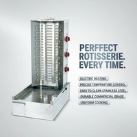 Machine à shawarma électrique OUTE, machine à kebab commerciale en acier inoxydable pour restaurant turc