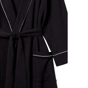 Peignoir de bain en coton éponge zéro torsion, thermique, séchage rapide, très doux, avec poches, personnalisable, respirant, de luxe pour homme - Product Image 6