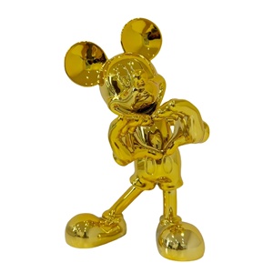 Escultura Creativa <span class=keywords><strong>de</strong></span> <span class=keywords><strong>Mickey</strong></span> Pintada a Mano por Hengcheng, Decoración <span class=keywords><strong>de</strong></span> Piso Grande <span class=keywords><strong>para</strong></span> Sala <span class=keywords><strong>de</strong></span> Estar, Artesanía <span class=keywords><strong>de</strong></span> Resina <span class=keywords><strong>de</strong></span> Alta Gama y Lujo - Product Image 4