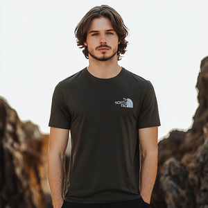 T-Shirt da <span class=keywords><strong>Uomo</strong></span> Oversize in Cotone di Alta Qualità con Stampa Serigrafica, T-Shirt Semplice con Logo Personalizzato, Abbigliamento di Design - Product Image 4