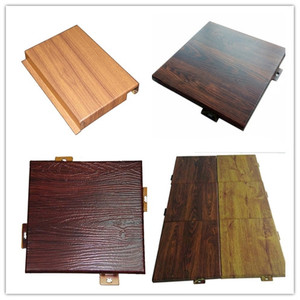 Panel de Revestimiento de Aluminio con Imitación de Madera, Revestimiento Metálico con Diseño de Grano de Madera, Panel de Pared Interior y Exterior - Product Image 2