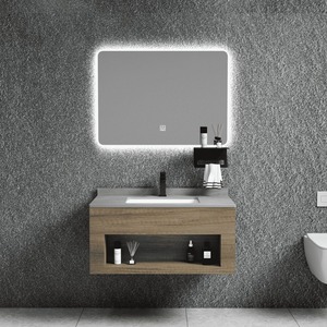 Metal Sintered Stone Bathroom Furniture <b>Vanity</b> Under Counter Basin Smart Mirror Waterproof Splash Proof Dressing <b>Table</b> - Product Image 3