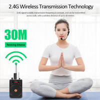 Microphone sans fil professionnel pour enseignant, conférence, performance, compatible avec amplificateur de puissance, haut-parleur, carte son