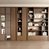 Étagère de bibliothèque moderne en mélamine de luxe, grande capacité, pour le salon, la chambre, l'appartement, la maison, la bibliothèque