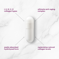 Produit de beauté en marque privée, complément pour les cheveux, la peau, les ongles et les articulations, super complexe de collagène, capsules blanchissantes pour femmes