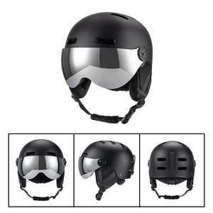 หมวกกันน็อคสกีสโนว์บอร์ด OEM พร้อมไฟวิเซอร์ วัสดุ ABS+EPS สำหรับเล่นฟรีสไตล์ - Product Image 1