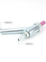 Pistolet de sablage pneumatique multi-buses réglable de qualité supérieure, outil portatif à buses céramiques pour le traitement du marbre, du verre et de la pierre