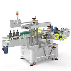 Skilt tự động phẳng hình bầu dục chai phía trước trở lại hai bên máy dán nhãn nhà sản xuất kể từ khi 1998 - Product Image 5