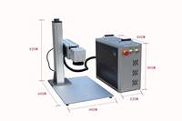 Système de marquage laser à fibre refroidi par air 60W/100W, trois pointeurs rouges, positionnement rapide et précis, prise en charge IA, haute précision BJJCZ DST