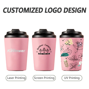 Logo personalizzato 12oz riutilizzabile a doppia parete termos <span class=keywords><strong>tazza</strong></span> <span class=keywords><strong>da</strong></span> <span class=keywords><strong>viaggio</strong></span> <span class=keywords><strong>tazza</strong></span> <span class=keywords><strong>tazza</strong></span> in acciaio inox tazze <span class=keywords><strong>da</strong></span> caffè con coperchio per regalo - Product Image 3