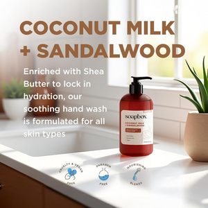 Soapbox Lait de Coco Bio et Bois de Santal – Gel Hydratant Doux pour Cheveux Secs Unisexe – Formule Concentrée – Végan et Non Testé sur les Animaux – 340 g - Product Image 5
