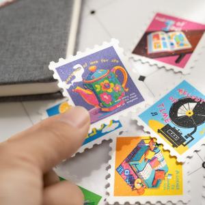 Pegatinas Decorativas Personalizadas con Personajes de Dibujos Animados para Plantas, Diarios y Álbumes de Recortes - Product Image 1