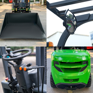 China Factory Free Shipping Delivery 3.5 Ton Fast Charging 80V Lithium Battery <strong>Warehouse</strong> Using Electric <strong>Forklift</strong> with Bucket - Product Image 6