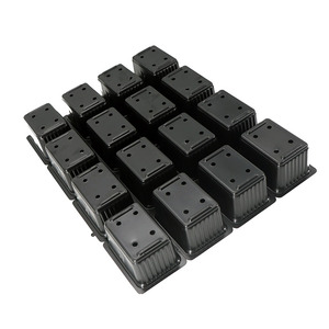 Bán sỉ vườn lỗ nhựa 16 tế bào màu đen hình chữ nhật nhựa hoa cây Tuyên Truyền hạt giống Nursery cắm khay - Product Image 6