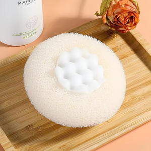 Brosse de massage corporel <span class=keywords><strong>Xiangyang</strong></span> : boule efficace pour le dos, en polyester, avec ventouse anti-éclatement, pour le bain et le corps - Product Image 5