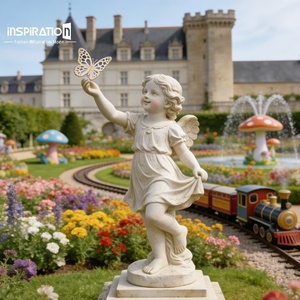 Figurine David en Faux- Pierre pour Décoration d'Exposition Muséale, Sculpture <span class=keywords><strong>de</strong></span> <span class=keywords><strong>Soldat</strong></span> Romain en Pierre Artificielle pour Aménagement Paysager - Product Image 1