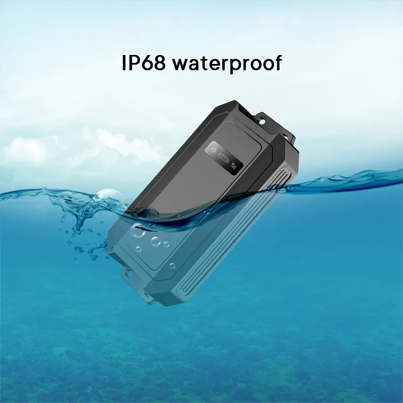 Kingwo BLE IP68 Waterproof rechargeable Wireless Asset GPS Tracking Device GPS Tracker with Magnet