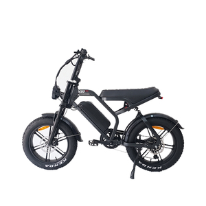 Moteur de moyeu arrière (250W) Batterie au lithium tubulaire (48V 18Ah) Vélo électrique JUNFU V20 Pro 7 vitesses à pneus larges Freins à disque hydrauliques - Product Image 1