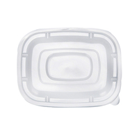 Boîte à bento en papier kraft de style classique biodégradable de 580 ml |   Conteneur à salade jetable écologique personnalisable pour