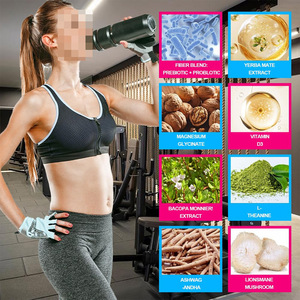 Super Yerba <span class=keywords><strong>Mate</strong></span> en Polvo Instantáneo Bajo en Azúcar con Prebióticos y Probióticos para Energía Natural y Apoyo Inmunológico para Adultos - Product Image 4