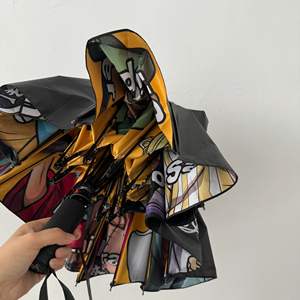 Al Aire Libre Zoro Nami <span class=keywords><strong>Chopper</strong></span> 10 caracteres protector solar Anime paraguas a prueba de viento impermeable plegable Anime Luffy paraguas - Product Image 6