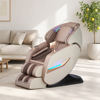 4D Ganzkörper-Massagesessel mit SL-Track, Zero Gravity, Thai Stretch, Bein-Airbag, Wadenroller, Fußroller, Heizfunktion, KI-Sprachsteuerung, Smart