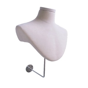 Busto <span class=keywords><strong>de</strong></span> Lino Elegante para Joyería: <span class=keywords><strong>Maniquí</strong></span> para Collares, Colgantes y Bufandas - Product Image 5