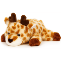 Peluche Renne Mignon Très Vendue à l'International, Poupée Décorative Personnalisée, Animal en Peluche de Dessin Animé, Rembourrage en Coton PP, Doublure en Maille