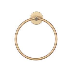 Ensemble de porte-serviettes en alliage de zinc finition nickel, design moderne de style européen, pour salle de bain et hôtel, avec barre de rangement et crochets, installation facile - Product Image 1