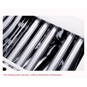 <span class=keywords><strong>Friteuse</strong></span> à <span class=keywords><strong>gaz</strong></span> commerciale de comptoir en acier inoxydable Bao Ding, à cylindre simple ou double, avec double écran, pour friture naturelle - Product Image 2